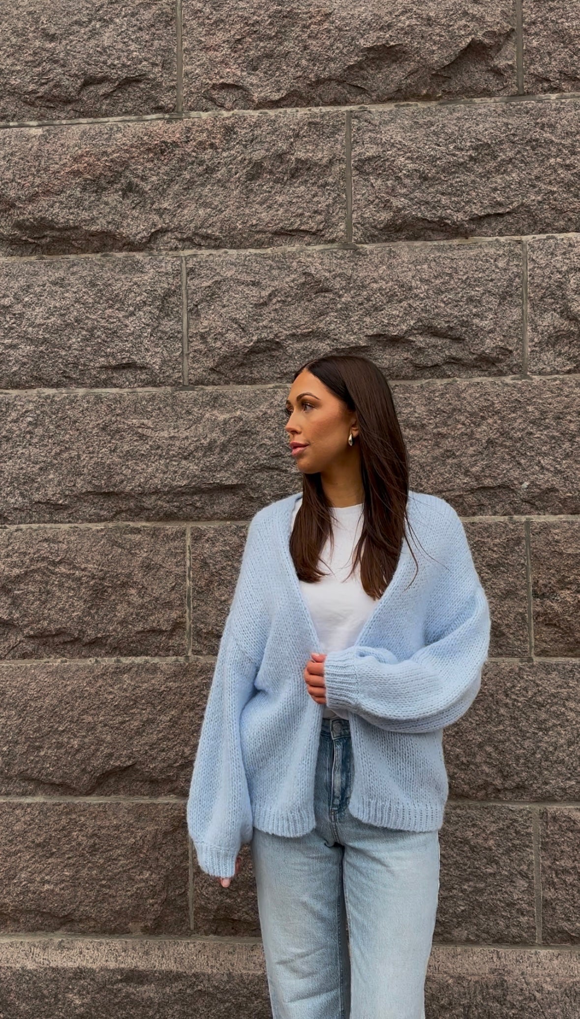 VMMAYBE Knit Cardigan - Cashmere Blue